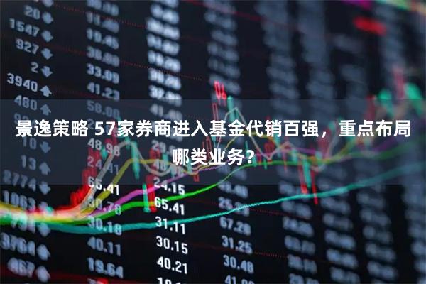 景逸策略 57家券商进入基金代销百强，重点布局哪类业务？